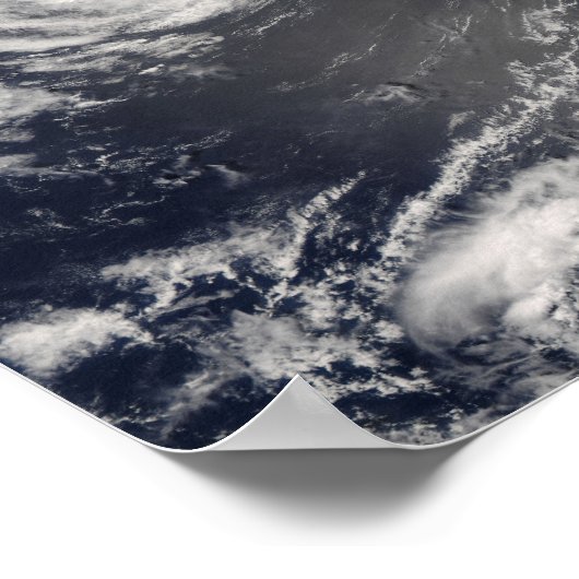 Hurrikan Fausto Poster (Ecke)