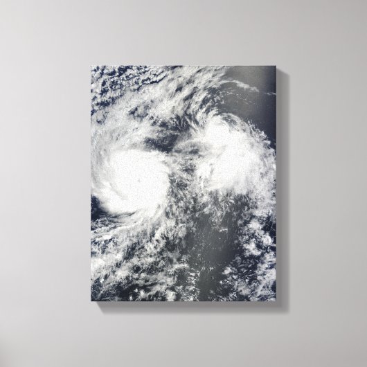 Hurrikan Felicia und Sturm Enrique östlich von Haw Leinwanddruck (Vorderseite)