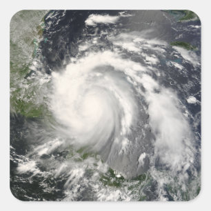 Hurrikan Felix 3 Quadratischer Aufkleber