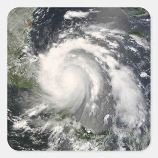 Hurrikan Felix 3 Quadratischer Aufkleber (Vorderseite)