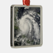 Hurrikan Felix 3 Silbernes Ornament (Rechts)