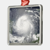 Hurrikan Felix Silbernes Ornament (Links)