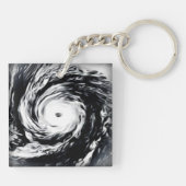 Hurrikan Florence Schlüsselanhänger (Rückseite)