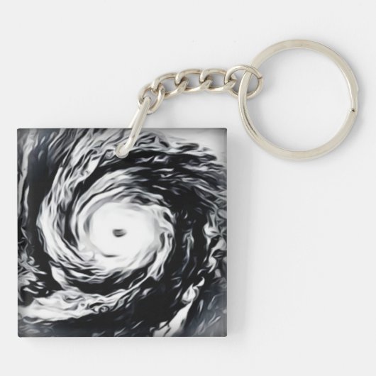 Hurrikan Florence Schlüsselanhänger (Rückseite)