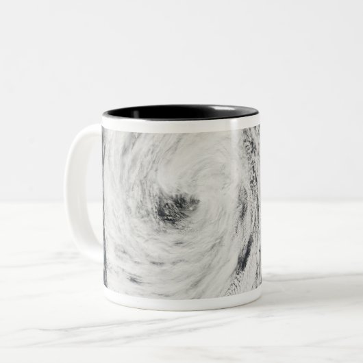 Hurrikan Florence Zweifarbige Tasse (Vorderseite Links)