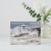 Hurrikan Florenz, North Carolina Postkarte (Stehend Vorderseite)