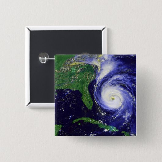 Hurrikan Fran Button (Vorne & Hinten)