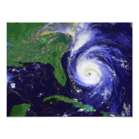 Hurrikan Fran Fotodruck (Vorne)
