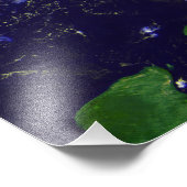 Hurrikan Fran Fotodruck (Ecke)