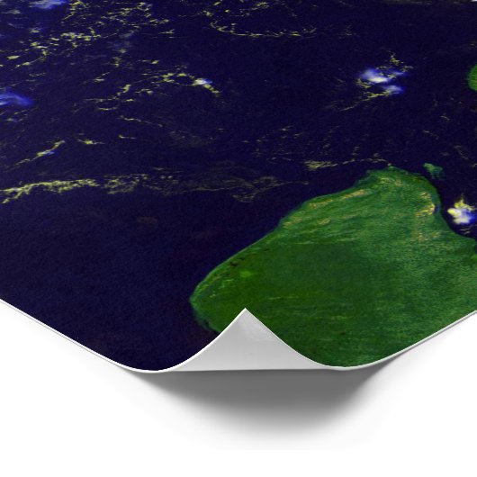 Hurrikan Fran Poster (Ecke)