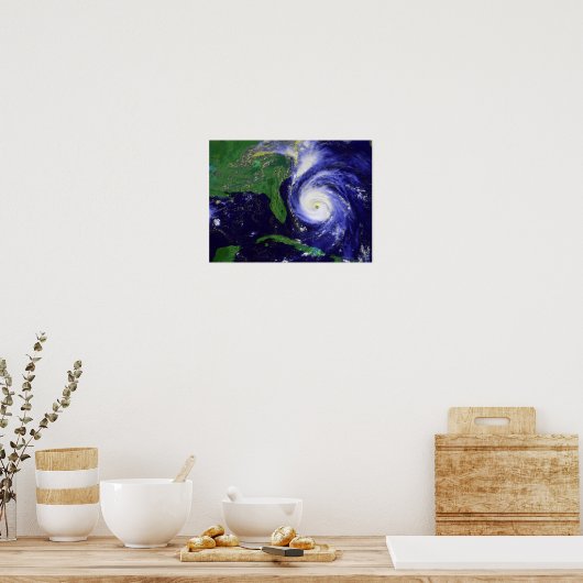 Hurrikan Fran Poster (Küche)