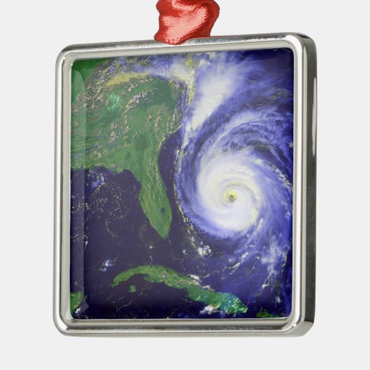 Hurrikan Fran Silbernes Ornament (Links)