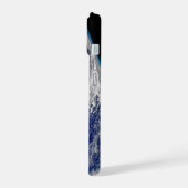 Hurrikan Frances auf einer teilweisen Erde. iPhone 15 Hülle (Linke Seite)