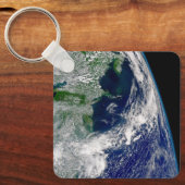 Hurrikan Frances auf einer teilweisen Erde. Schlüsselanhänger (Vorderseite)