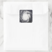 Hurrikan Frances Quadratischer Aufkleber (Tasche)