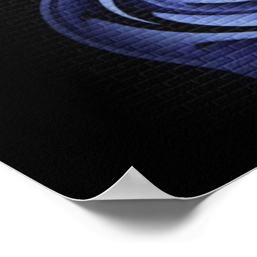 Hurrikan Graffiti Poster (Ecke)