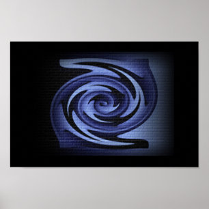 Hurrikan-Graffiti Poster