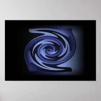 Hurrikan Graffiti Poster