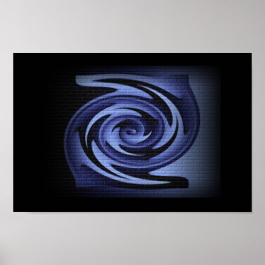 Hurrikan Graffiti Poster (Vorne)