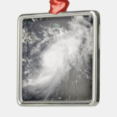 Hurrikan Gustav über Hispaniola Ornament Aus Metall (Links)