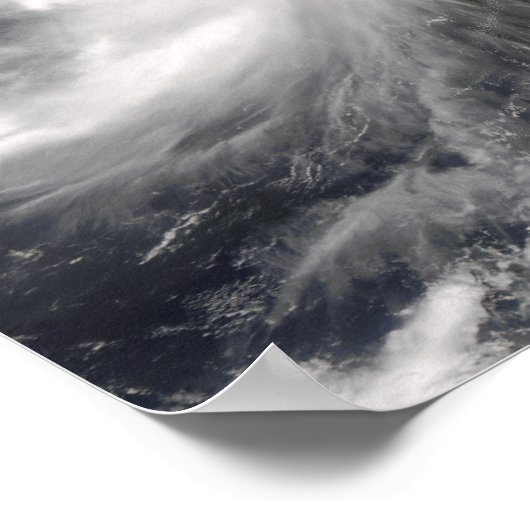 Hurrikan Gustav über Hispaniola Poster (Ecke)