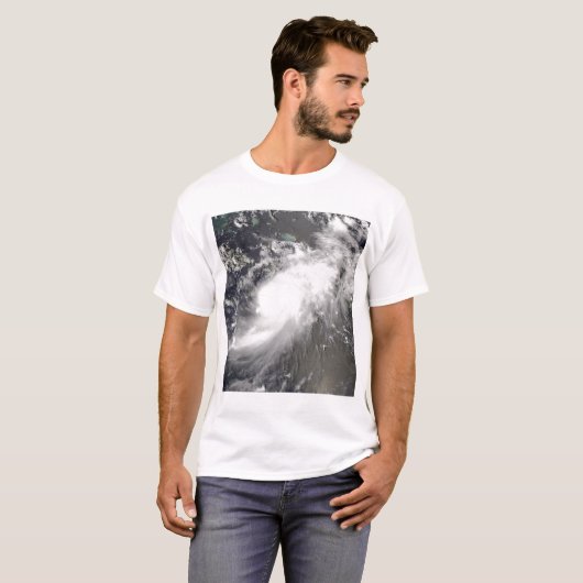 Hurrikan Gustav über Hispaniola T-Shirt (Vorne ganz)