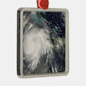 Hurrikan Gustav über Jamaika 2 Ornament Aus Metall (Rechts)
