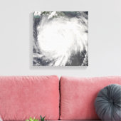 Hurrikan Gustav über Jamaika Leinwanddruck (Insitu (Wohnzimmer))