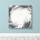 Hurrikan Gustav über Jamaika Leinwanddruck (Insitu (Holzboden))