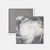 Hurrikan Gustav über Jamaika Magnet (Vorderseite/Rückseite)