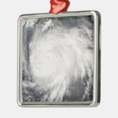 Hurrikan Gustav über Jamaika Ornament Aus Metall (Links)