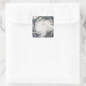 Hurrikan Gustav über Jamaika Quadratischer Aufkleber (Tasche)