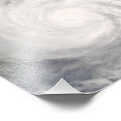 Hurrikan Gustav über Louisiana Fotodruck (Ecke)