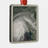 Hurrikan Gustav über Louisiana Ornament Aus Metall (Rechts)