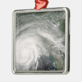 Hurrikan Gustav über Louisiana Ornament Aus Metall (Links)