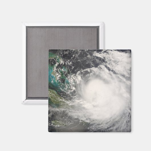 Hurrikan Hanna über den Bahamas Magnet (Vorderseite/Rückseite)