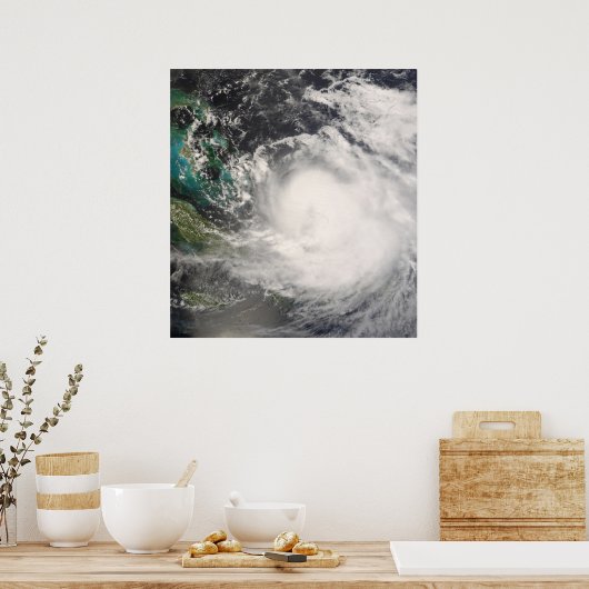 Hurrikan Hanna über den Bahamas Poster (Küche)