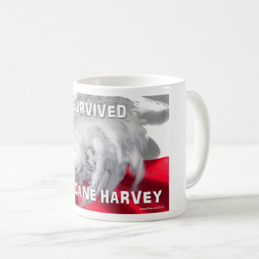 Hurrikan Harvey Kaffeetasse (VorderseiteRechts)