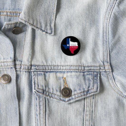 Hurrikan Harvey Texas starker Staats-Flaggen-Knopf Button (Beispiel)