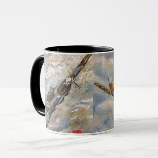 Hurrikan Hawker \Spitfire Tasse (Vorderseite Links)