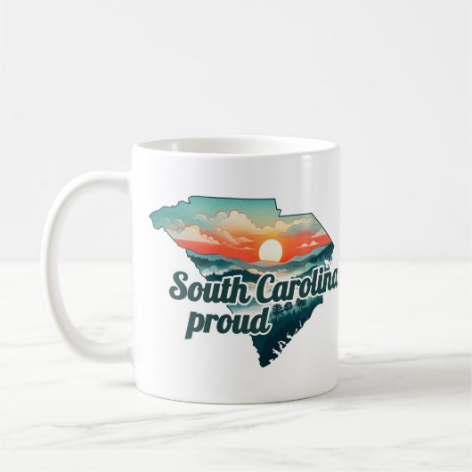 Hurrikan Helene Fundraiser South Carolina Strong Kaffeetasse (Links)