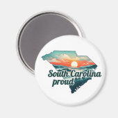 Hurrikan Helene Fundraiser South Carolina Strong Magnet (Vorderseite/Rückseite)