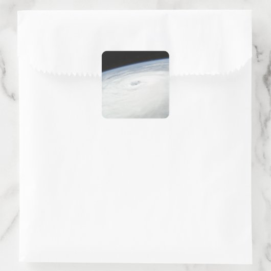 Hurrikan Helene Quadratischer Aufkleber (Tasche)