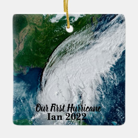 Hurrikan Ian | 28. September 2022 Ornament (Vorderseite)