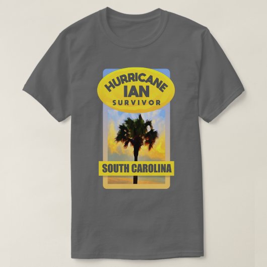 Hurrikan Ian Survivor South olina T-Shirt (Design vorne)