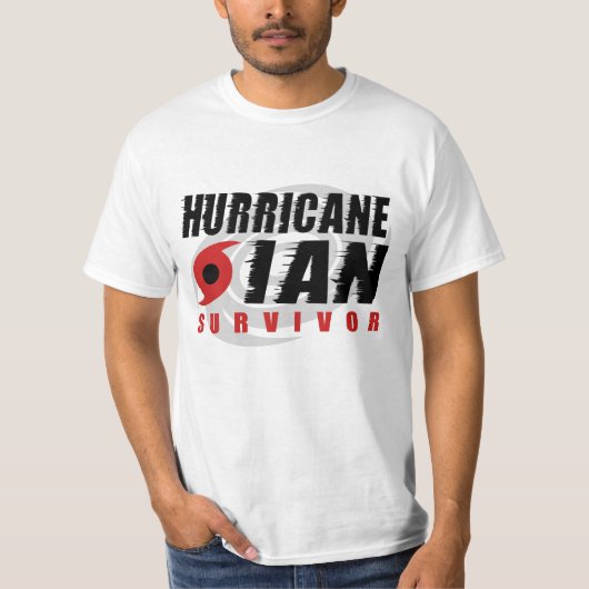 Hurrikan Ian Survivor T-Shirt (Vorderseite)