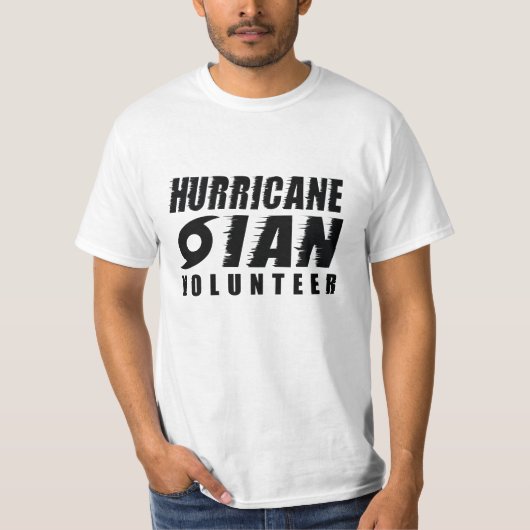Hurrikan Ian Volunteer T-Shirt (Vorderseite)