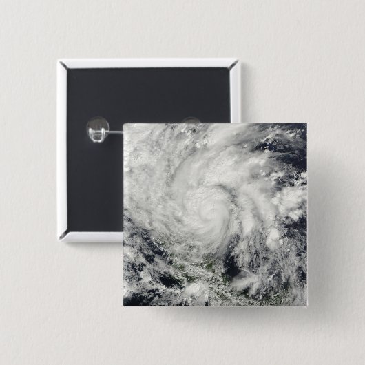 Hurrikan Ida über Nicaragua Button (Vorne & Hinten)