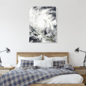 Hurrikan Ida über Nicaragua Leinwanddruck (Insitu (Schlafzimmer))