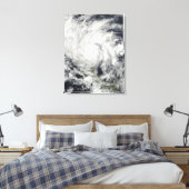 Hurrikan Ida über Nicaragua Leinwanddruck (Insitu (Schlafzimmer))